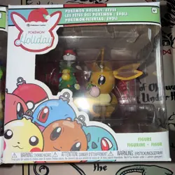Funko Pokemon Holiday EEVEE, PIKACHU Figures Pokemon Center Exclusive New In Box 889698485791 - Image 3