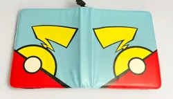 LARGE Pokemon Pikachu 3 Ring Binder 11" x 13" 9 pocket (50 pages) for Cards - Image 3