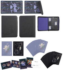 Pokemon Center Exclusive Celestial Espeon Umbreon Binder Playmat & Sleeves - Image 1