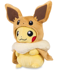 Eevee Cape Pikachu Poke Plush - Pokemon Center 2025 Exclusive - 9 inch - IN WRAP - Image 3