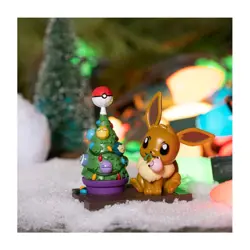 2x Pokemon Center Exclusive Funko Pokemon Holiday Pikachu and Eevee Sealed! Rare - Image 2