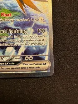 Pokemon TCG Zapdos EX Scarlet Violet 151 Special Illustration Rare Card 202/165 - Image 4