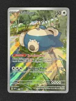 Snorlax 051 SV Promo Holo Scarlet & Violet 151 Pokemon Card NM - Image 1