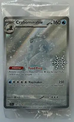 Crabominable Illustration Card 149/142 Holiday Calendar Promo 2025 Sealed - Image 1
