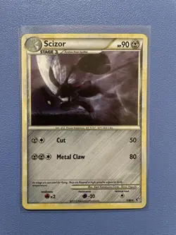 Scizor 7/90 Undaunted Holo Rare Lightly Played Pokemon Card LP - Image 1