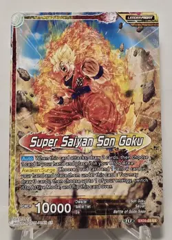 SSG Son Goku, Surge of Divinity EX09-03 EX FOIL Dragon Ball Super Card Game NM/M - Image 2