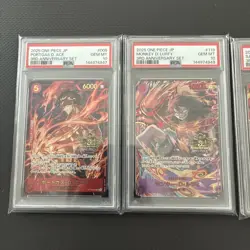 PSA 10 3set One piece card game japanese 3rd anniversary set Limited - Image 5