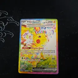 Pokemon TCG Sir Pikachu EX 238/191 Sv08: Surging Sparks Holo Card Near Mint NM - Image 1