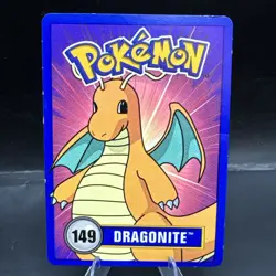 Topps Dragonite #149 1998 Official Nintendo Pokemon Promo Card HP - Image 1