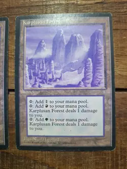 Karplusan Forest Moderate Play, English Ice Age MTG Magic X2 - Image 5