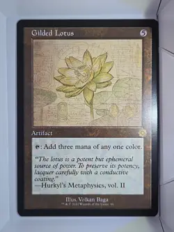 Gilded Lotus (Schematic) R80 - MTG: The Brothers' War - Retro Frame - Image 1