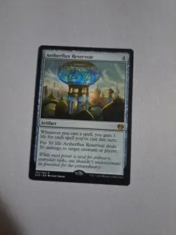 Magic the Gathering Aetherflux Reservoir Artifact Rare - Image 1