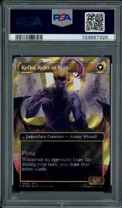 2025 MTG Final Fantasy Borderless Surge Foil #0543 Kefka Surge Foil PSA 10 - Image 2