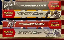 Pokemon EX Box Bundle - Black Kyurem Melmetal Reshiram & Archaludon - Sealed TCG - Image 1