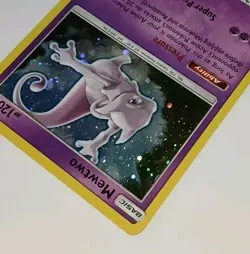 Sun & Moon MEWTWO Holo Promo #SM77 Pokemon Card 🌟 NM/Mint 🌟 Saitou 2017 - Image 5