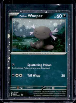 2023-25 Pokemon SV Black Star Promos SVP EN Paldean Wooper #041 - Image 1