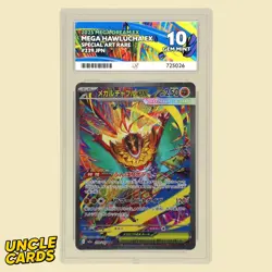 Mega Hawlucha ex 239/193 ACE PSA 10 Mega Dream ex Pokemon (Perfect Sub Grades) - Image 1