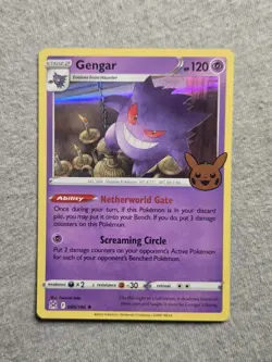 Pokemon 2025 Trick or Trade Holo Gengar Booster Card 066/196 - Image 1
