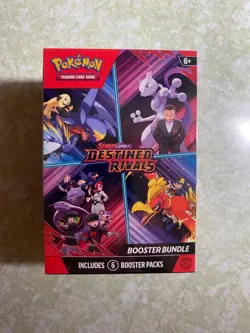 Pokemon TCG Destined Rivals Booster Bundle (6) Packs Brand New Factory Sealed - Image 1