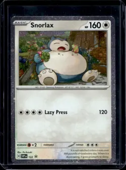 2023-25 Pokemon SV Black Star Promos SVP EN Snorlax #122 - Image 1