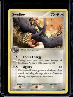 2004 Pokemon POP Series 1 Swellow #15/17 - Image 1