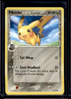 2006 Pokemon EX Holon Phantoms Pikachu Delta Species #79/110 - Image 1