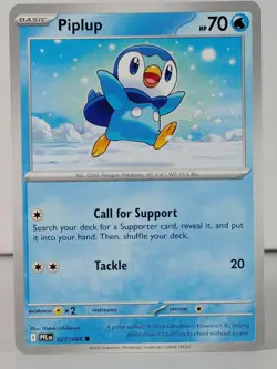 Piplup - POKEMON - Phantasmal Flames - 027/094 - singles - regular - Image 1