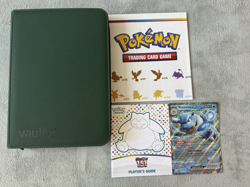 Pokemon 151 Near Complete Base Master Set Green VaultX Binder w/ Promos NM - Image 1