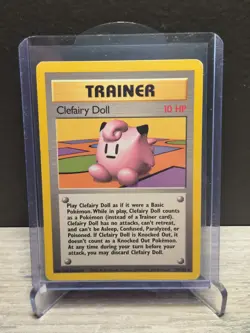 Clefairy Doll 70/102 Base Set 1999 Rare Trainer Pokemon TCG - Image 3