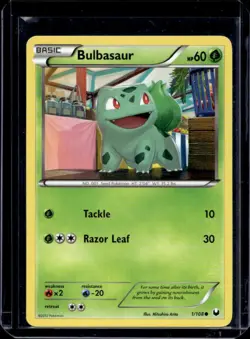 2012 Pokemon Black & White Dark Explorers Bulbasaur #1/108 - Image 1