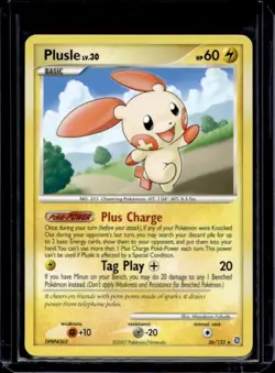 2007 Pokemon Diamond & Pearl Secret Wonders Plusle #36/132 - Image 1