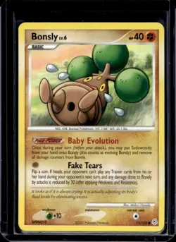 2007 Pokemon Diamond & Pearl Bonsly #71/130 - Image 1