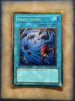 Yugioh Heavy Storm GLD1-EN031 Gold Rare Limited Edition MP - Image 1