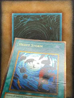 Yugioh Heavy Storm GLD1-EN031 Gold Rare Limited Edition MP - Image 2