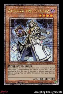 2025 Yu-Gi-Oh! Quarter Century Stampede 1st Ed #RA04EN278 Aleister the Invoker - Image 1
