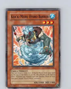 Yu-Gi-Oh TCG Koa'ki Meiru Hydro Barrier ANPR-EN022 1st Edition Common Played HP - Image 1