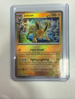 2025 Pokemon Prismatic Evolutions Jolteon (Master Ball Pattern) 029/131 Rare SV: - Image 1