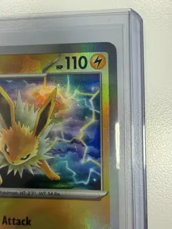 2025 Pokemon Prismatic Evolutions Jolteon (Master Ball Pattern) 029/131 Rare SV: - Image 3