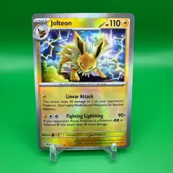Jolteon (Master Ball Pattern) 029/131 Sv: Prismatic Evolutions Pokemon TCG NM - Image 1