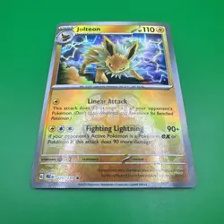 Jolteon (Master Ball Pattern) 029/131 Sv: Prismatic Evolutions Pokemon TCG NM - Image 3