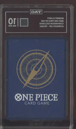 2024 One Piece Convention Promo #P-043 Monkey D. Luffy TAG Score 986 GEM MINT 10 - Image 2