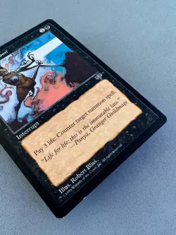 Withering Boon MTG Mirage-Lightly Played Excellent-Vintage Magic the Gathering - Image 4