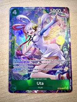 Uta (Alt Art) OP13-023 SR Carrying on His Will - ONE PIECE Card Game ENGLISH - Image 1