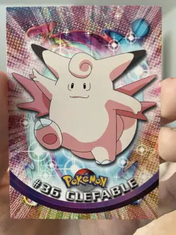Clefable 1999 Topps Pokemon TV Animation Series 1 #36 Topps blue label - NM - Image 2