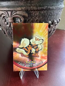 1999 Topps Pokemon TV Animation Edition Series 1 Holo #59 Arcanine - Image 1