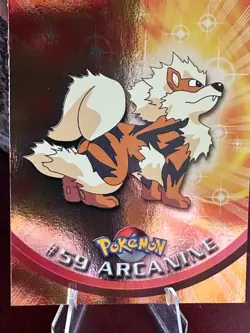 1999 Topps Pokemon TV Animation Edition Series 1 Holo #59 Arcanine - Image 2