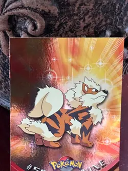 1999 Topps Pokemon TV Animation Edition Series 1 Holo #59 Arcanine - Image 3