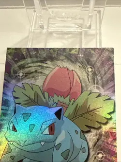 1999 Pokemon Topps #02 Ivysaur TV Animation Edition Holo Foil Series 1 - Image 2