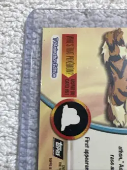 1999 topps Pokemon TV Animation Edition Series 1 Holo Foil #59 Arcanine - Image 4