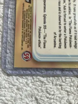 1999 topps Pokemon TV Animation Edition Series 1 Holo Foil #59 Arcanine - Image 5